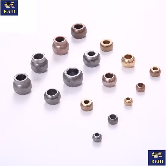 Cuscinetto a olio in rame pressato metallurgia delle polveri di alta qualità per motore